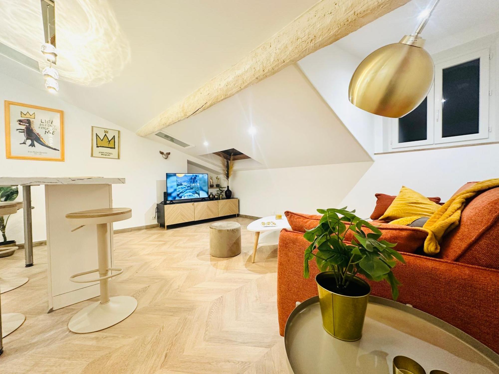 Elegant Mansarde-place Du Pin Appartement *