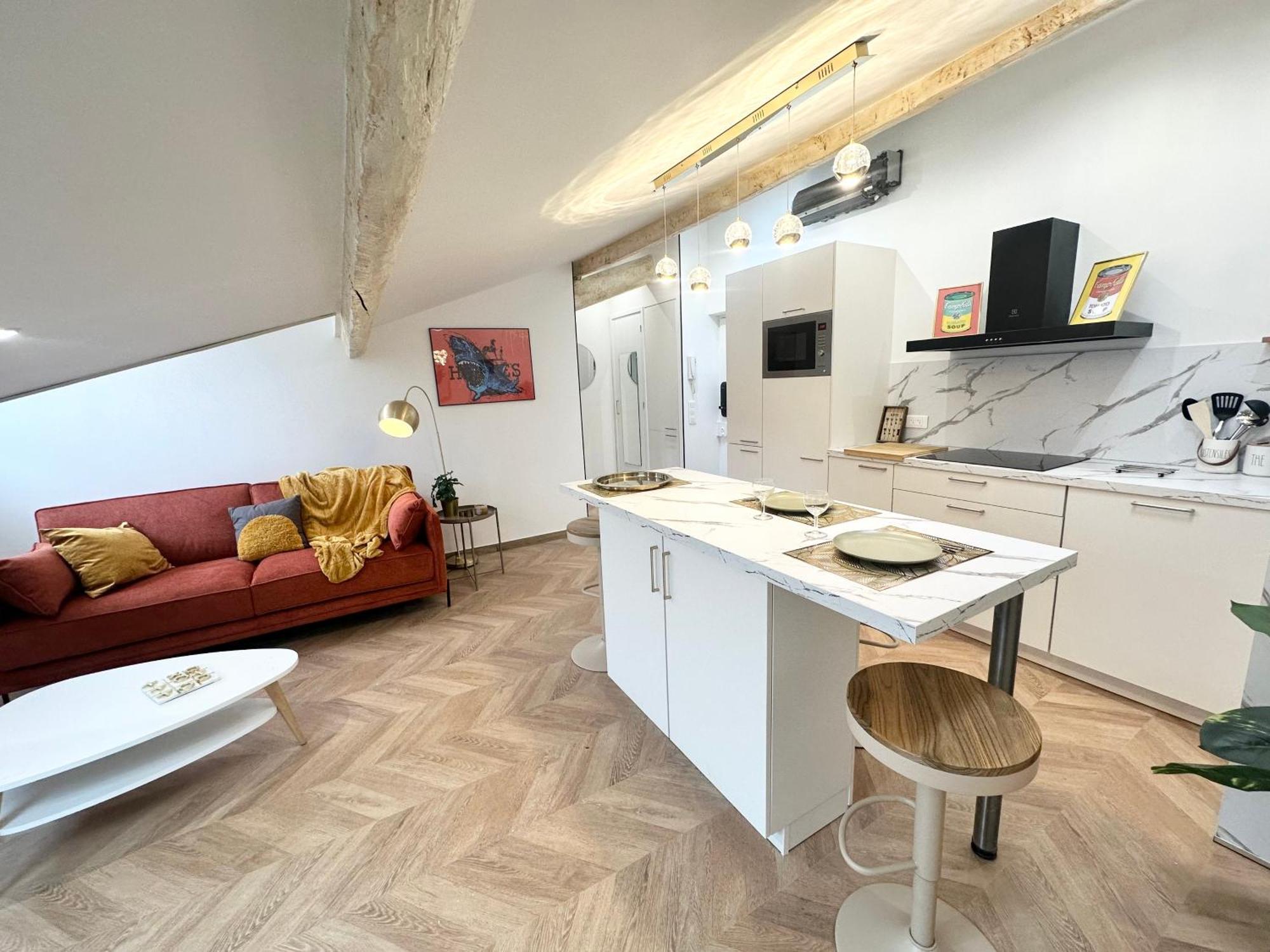 Elegant Mansarde-place Du Pin Appartement *
